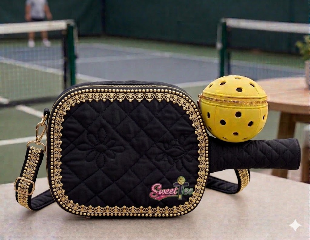 Pickleball Paddle Bag - Black